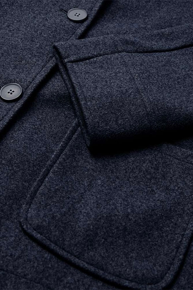 Yanna Jacket 207534 | Navy Blazer Melange | Jakke fra Freequent - Image 2
