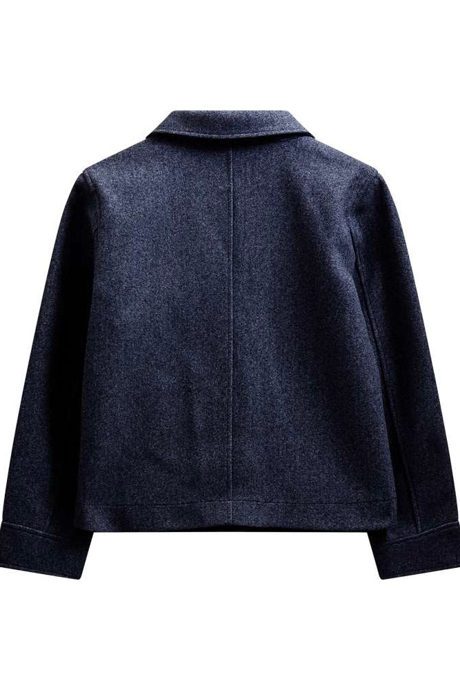 Yanna Jacket 207534 | Navy Blazer Melange | Jakke fra Freequent - Image 3