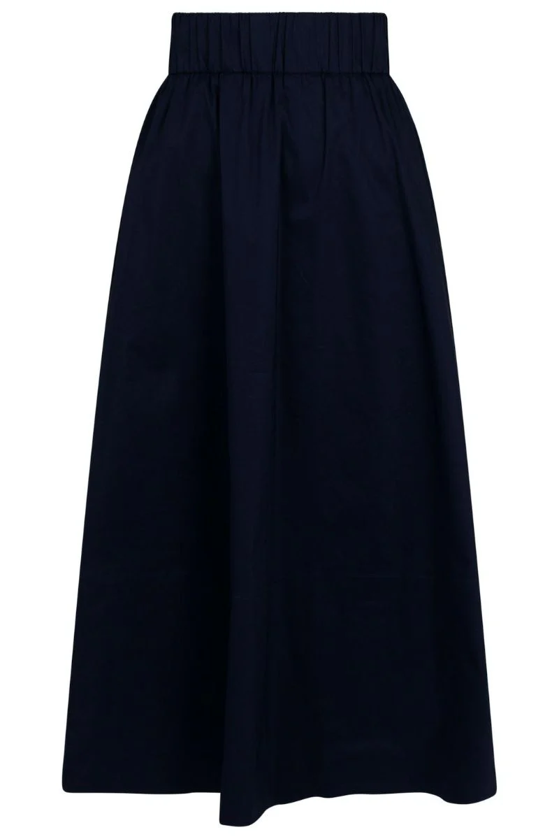 Yara Poplin Skirt | Black | Nederdel fra Neo Noir - Image 6