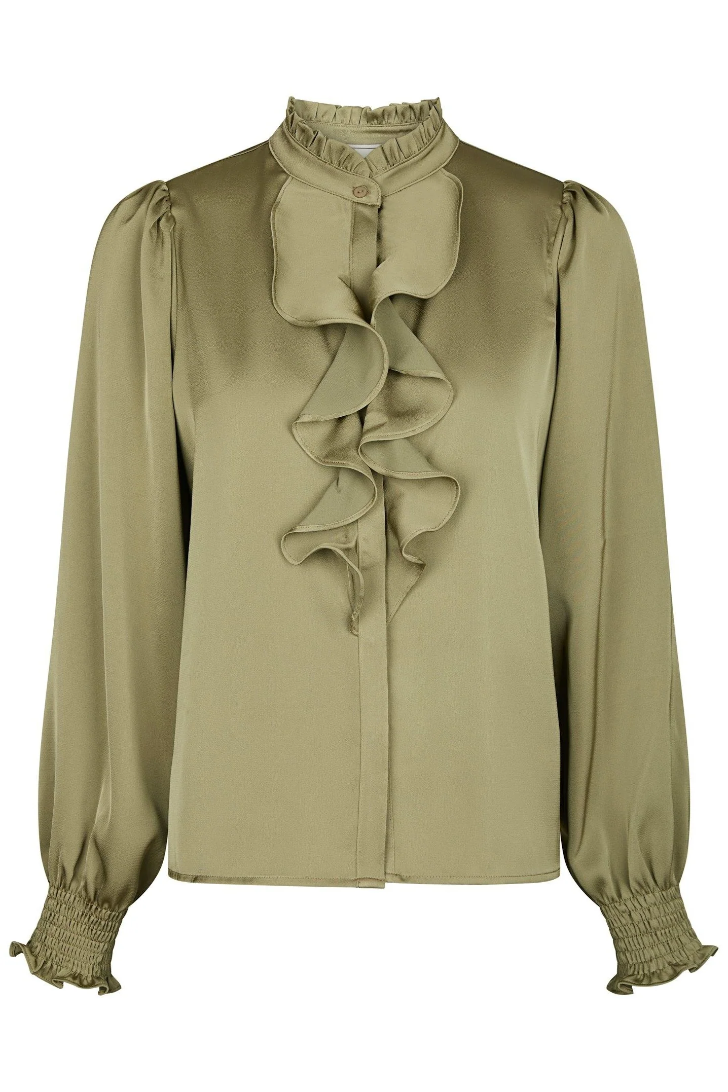 Zamola Blouse | Dusty Army | Bluse fra Neo Noir - Image 2