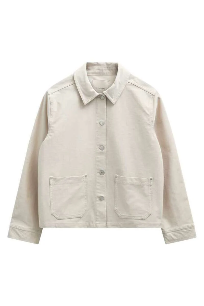 Zandra Jacket 207703 | Moonbeam | Jakke fra Freequent - Image 2