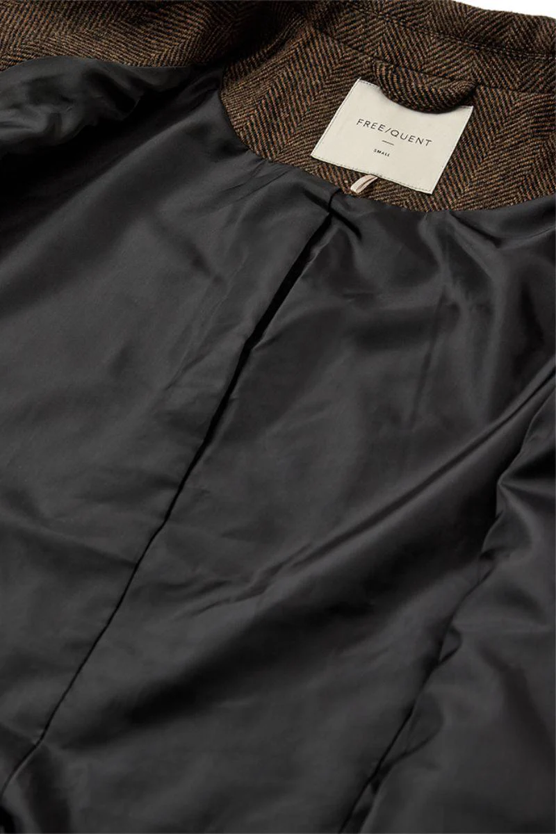 Zango Jacket 206571 | Coffee Bean W. Black | Jakke fra Freequent - Image 6