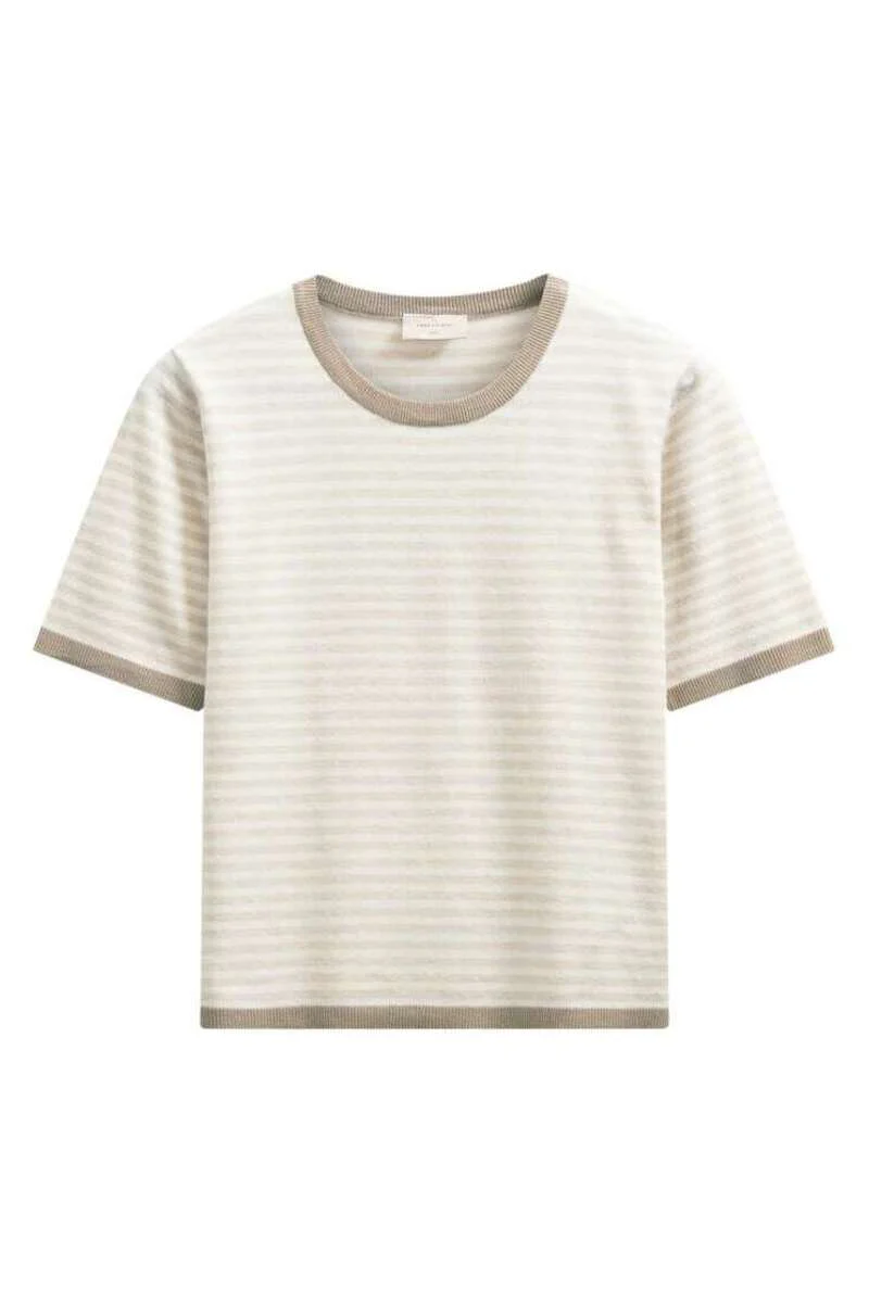 Zanti Pullover 207615 | Star Off-White W. Silver Mink | Strik fra Freequent