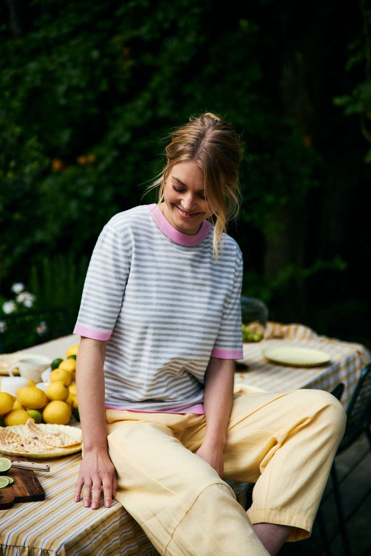 Zanti Pullover 207615 | Star Off-White W. Sweet Lilac | Strik fra Freequent - Image 4