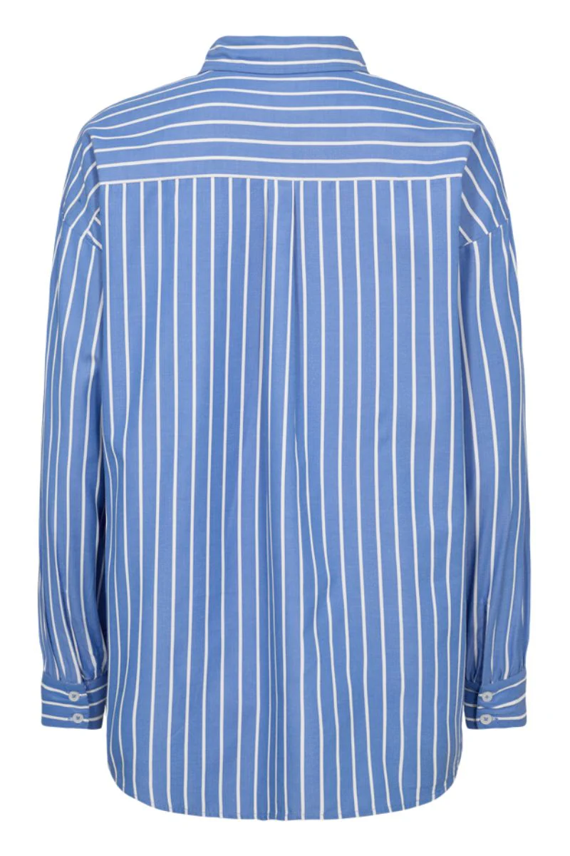 Zappa Shirt 207742 | Ultramarine W. Star Off-White | Skjorte fra Freequent - Image 3
