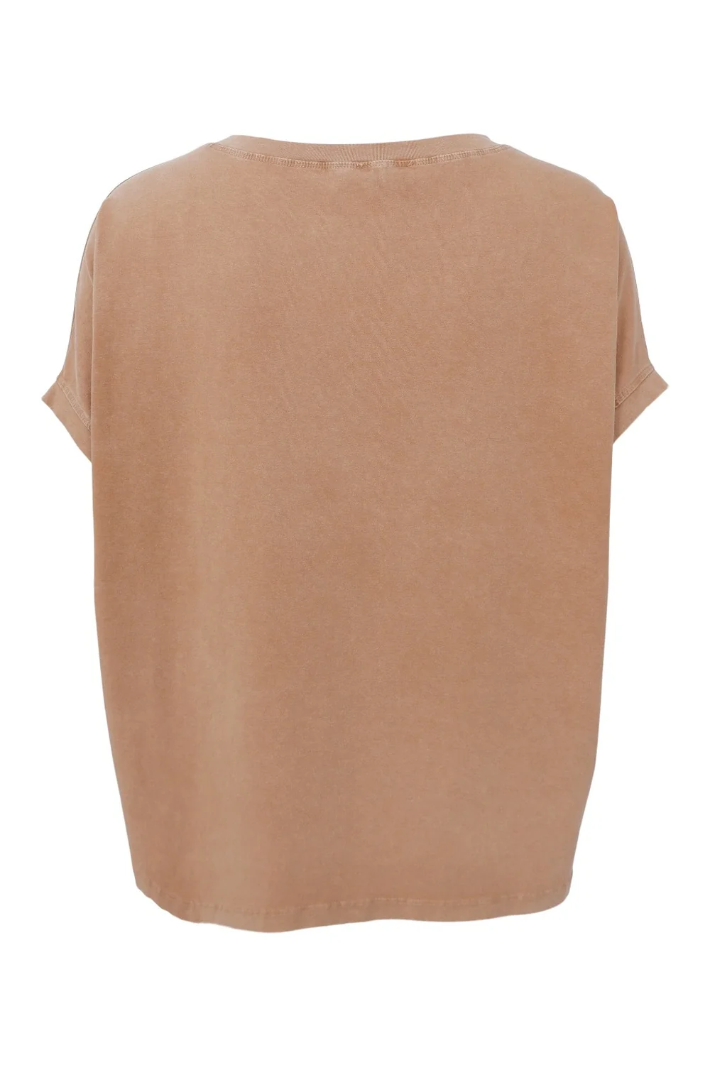 Zelda Vintage Tee | Caramel | Bluse fra Black Colour - Image 2