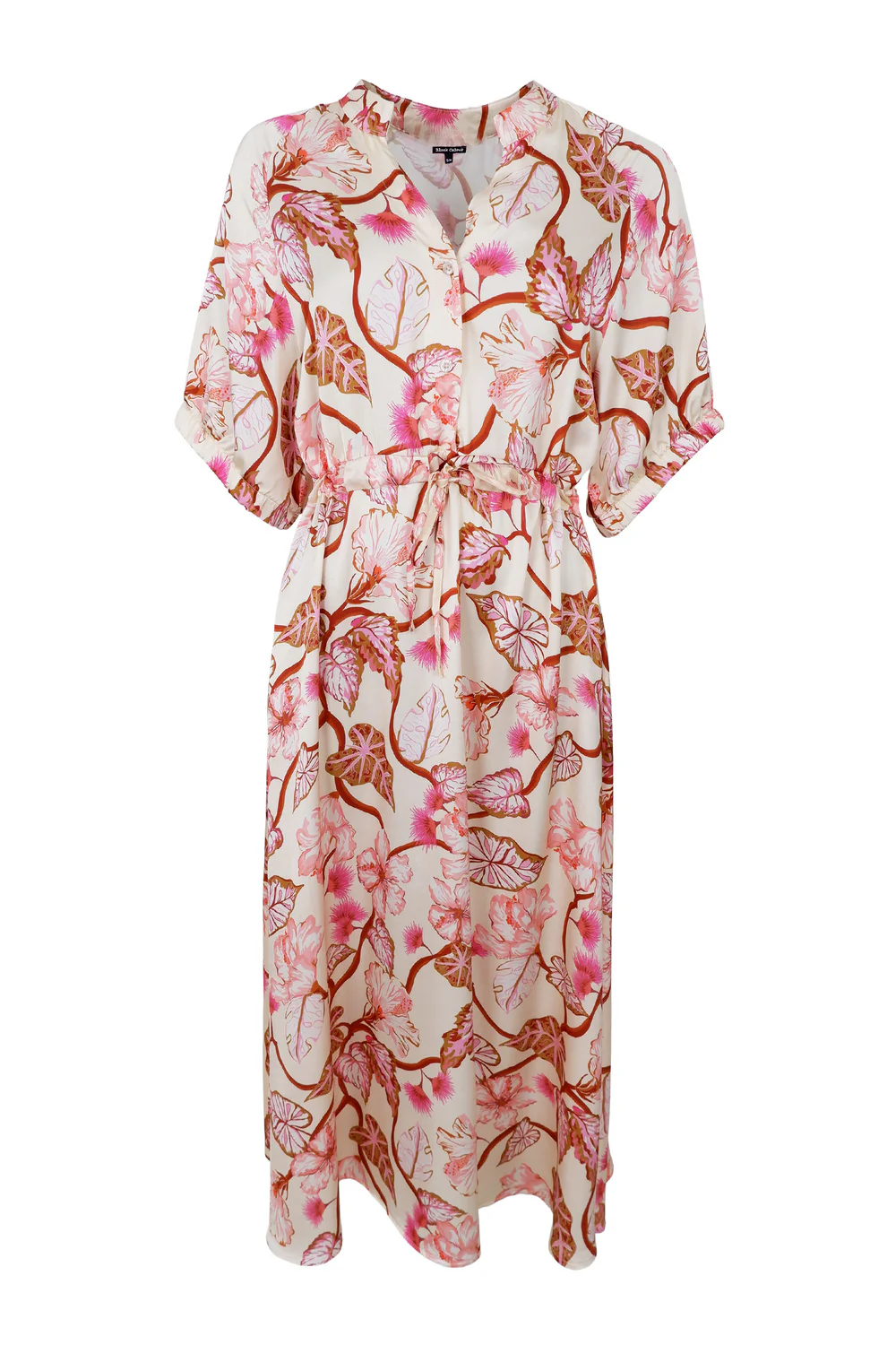 Zelene Raglan Dress | Coral | Kjole fra Black Colour - Image 4