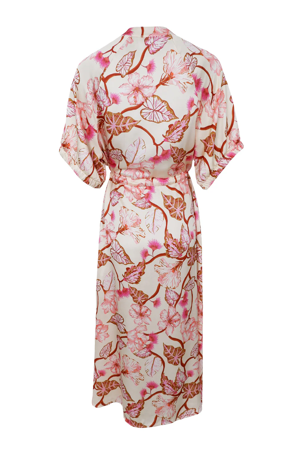 Zelene Raglan Dress | Coral | Kjole fra Black Colour - Image 5