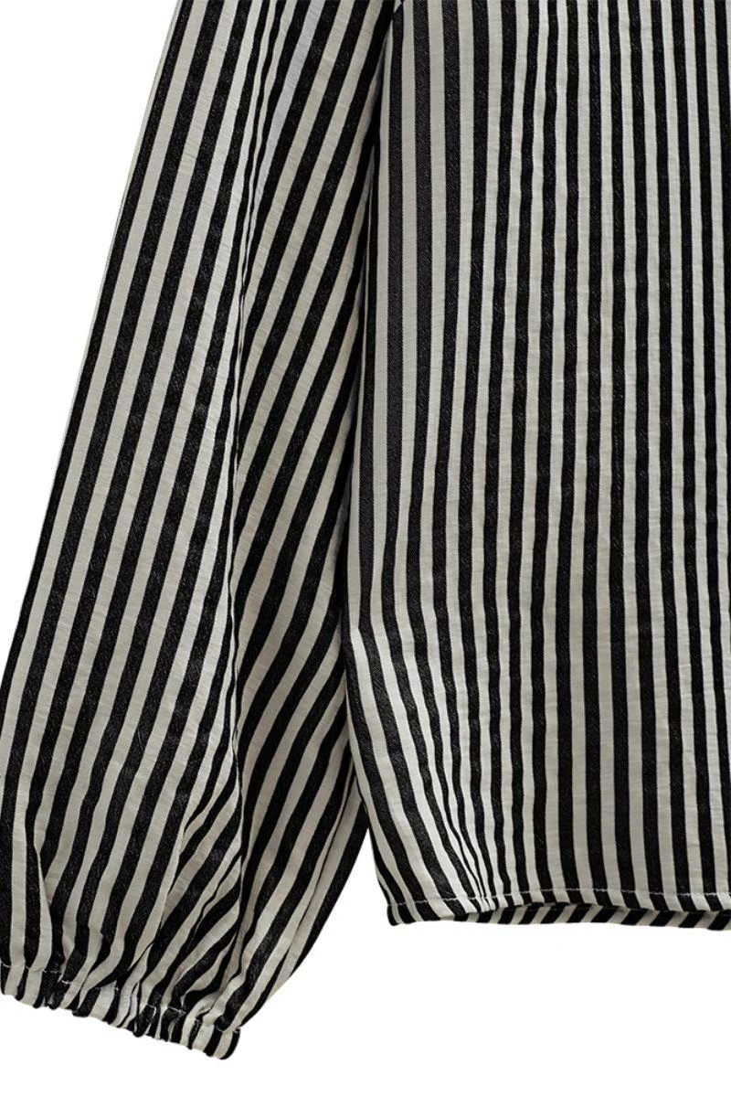 Zella Blouse 207422 | Black W. Moonbeam | Bluse fra Freequent - Image 5
