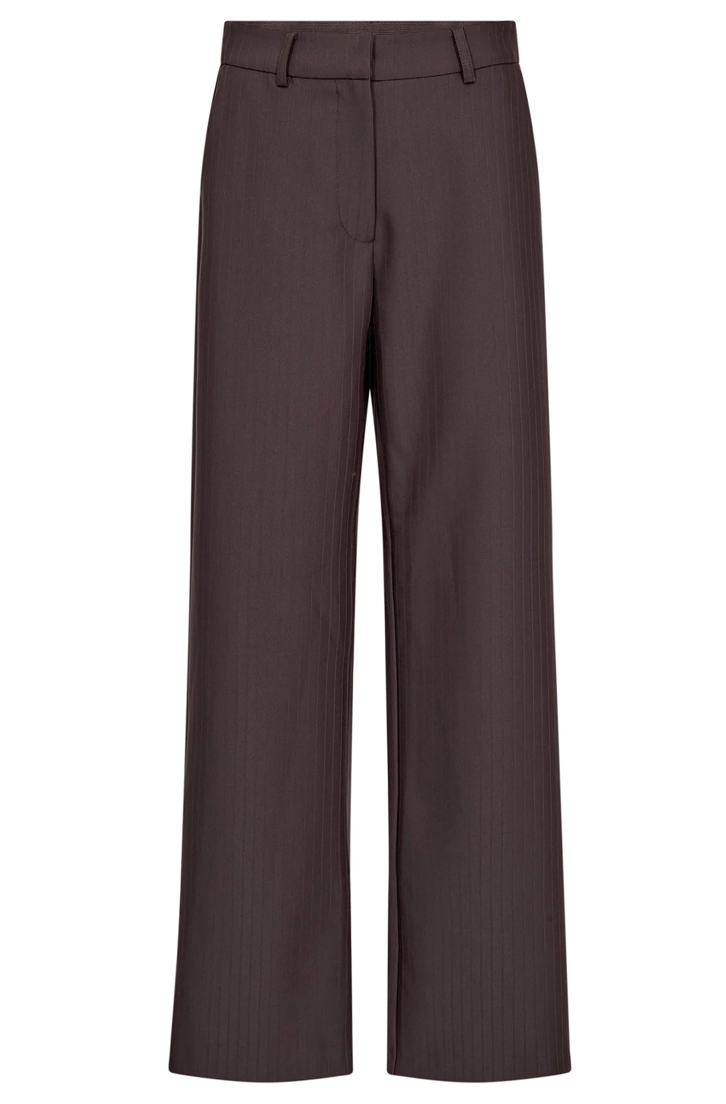Zella Wide Pant 41039 | Dark Brown | Bukser fra Co'couture - Image 2