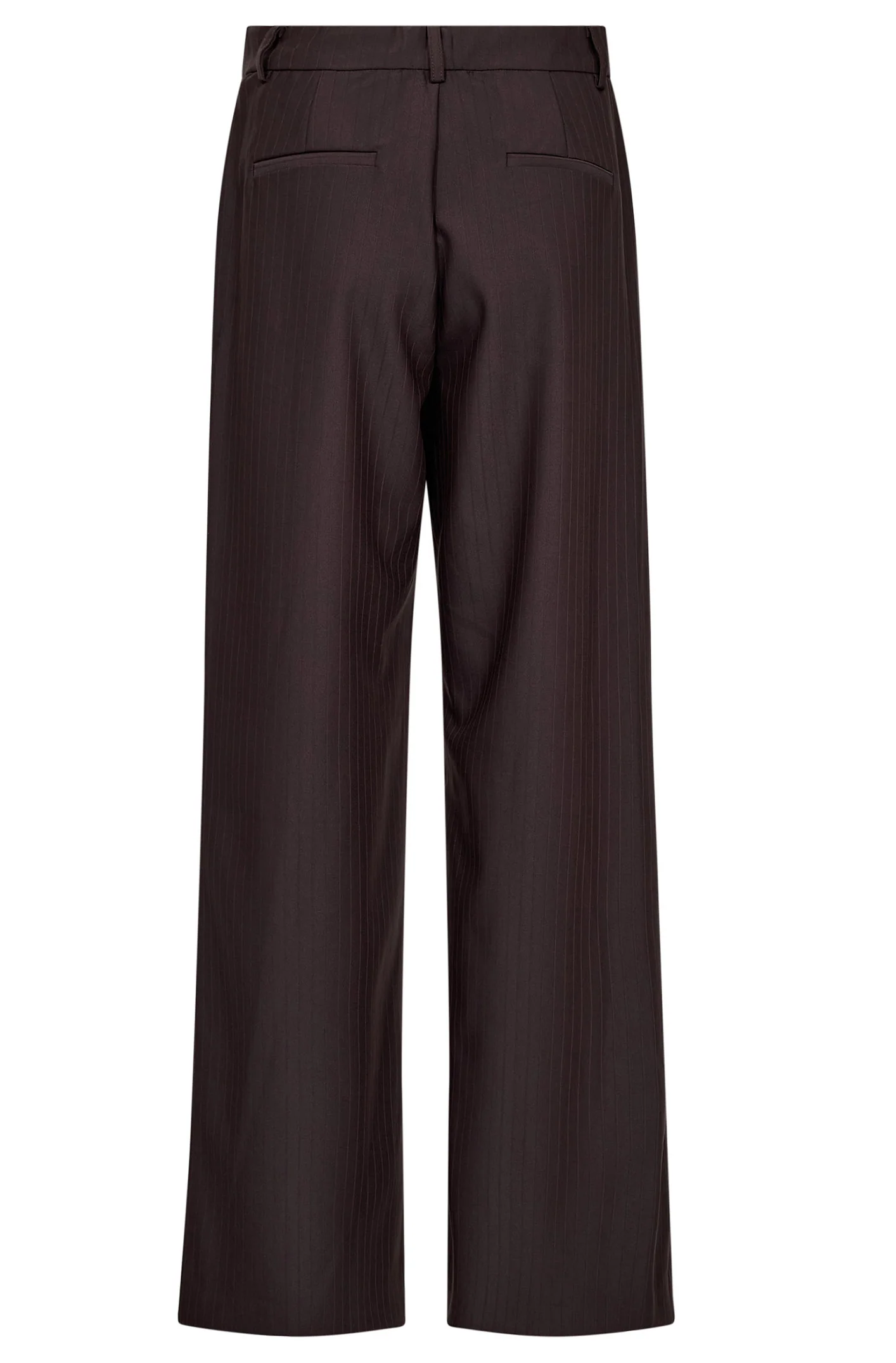 Zella Wide Pant 41039 | Dark Brown | Bukser fra Co'couture - Image 5