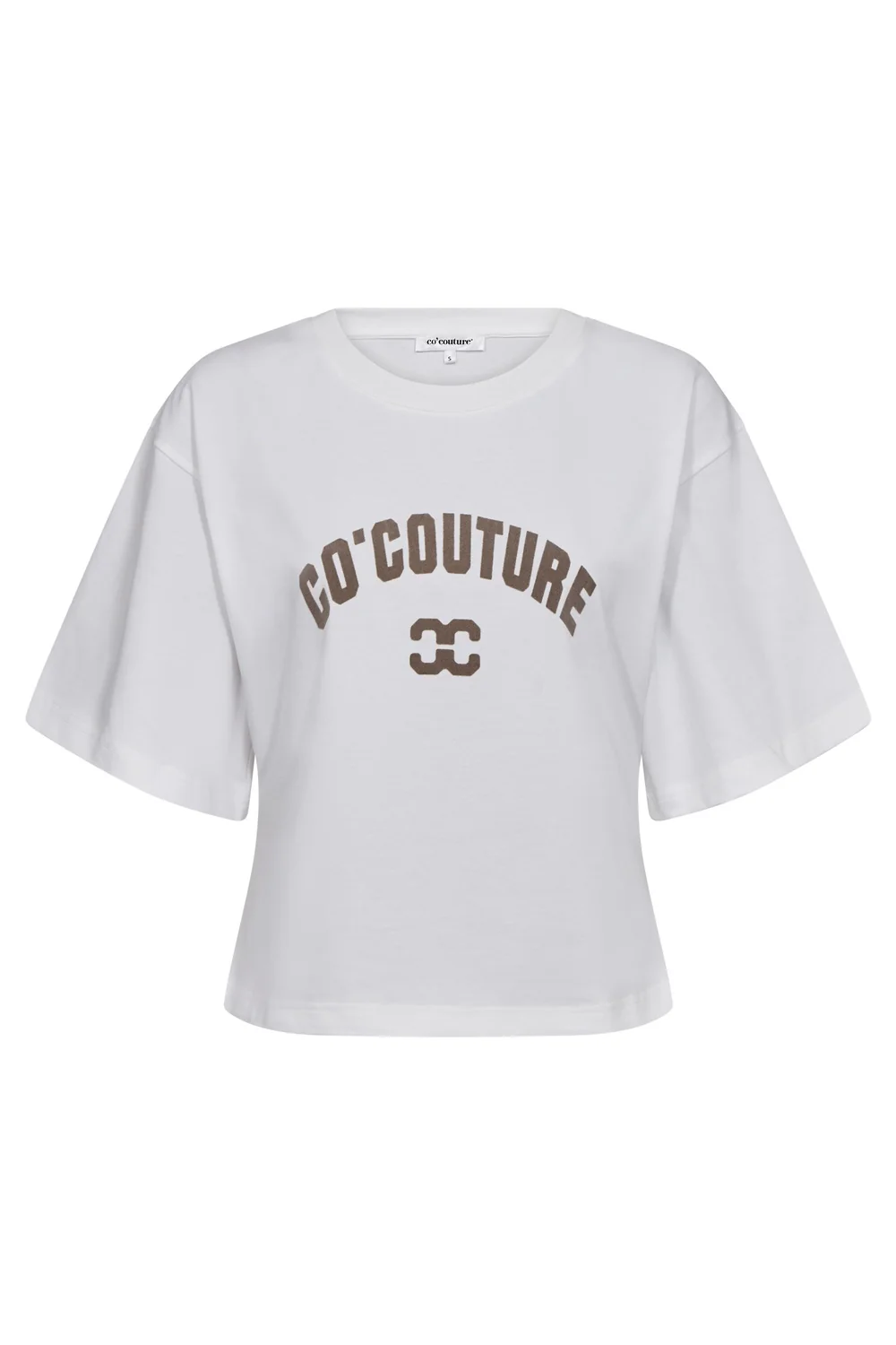 Zenga Tee O-Neck 43013 | WhiteWalnu | T-Shirt fra Co'couture - Image 2
