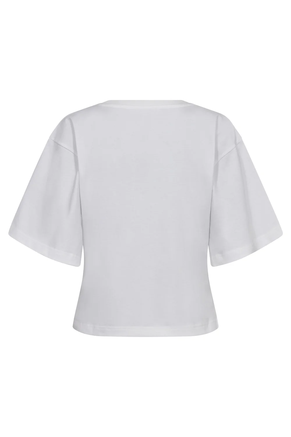 Zenga Tee O-Neck 43013 | WhiteWalnu | T-Shirt fra Co'couture - Image 4