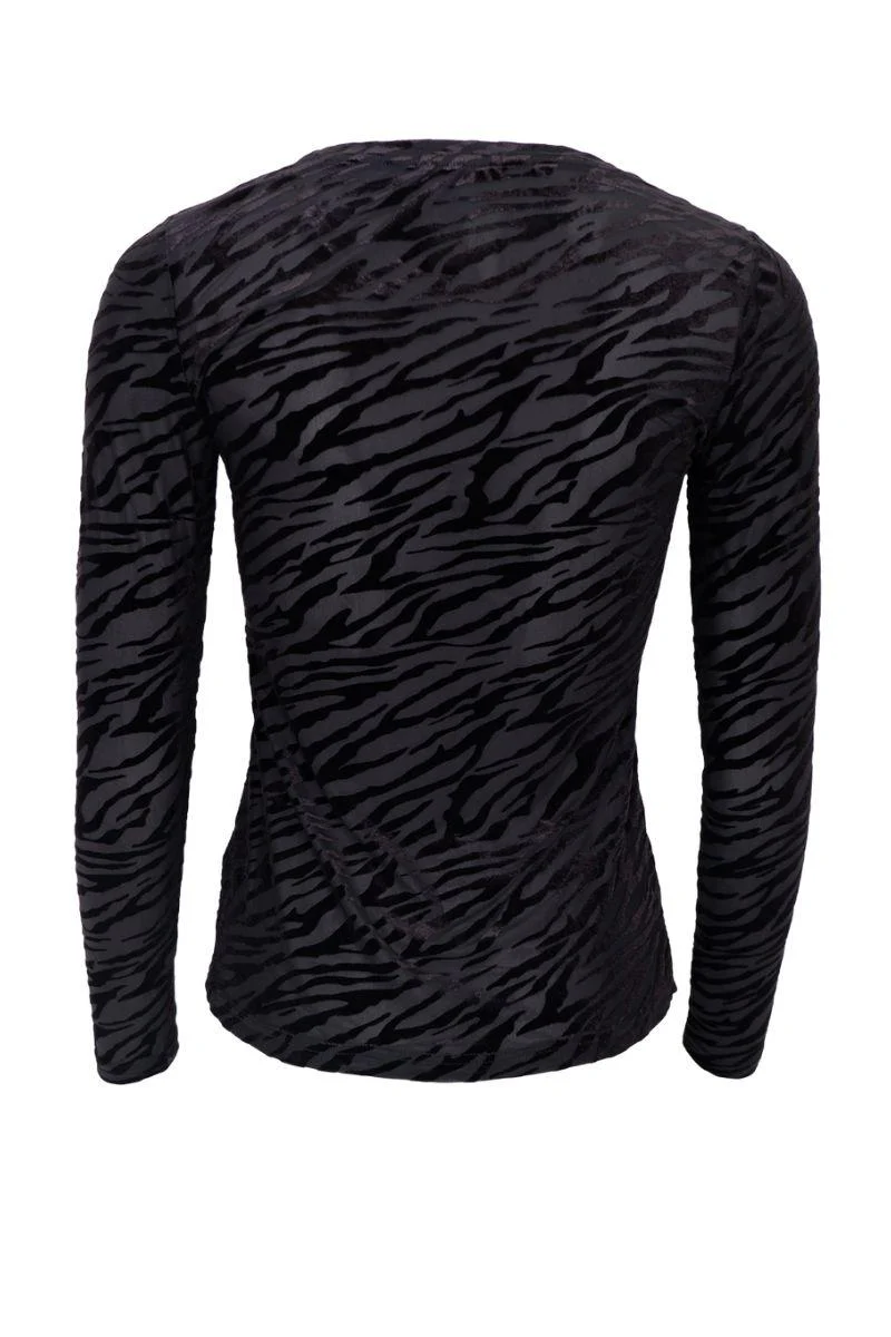 Zenia Mesh Blouse | Black | Bluse fra Black Colour - Image 5