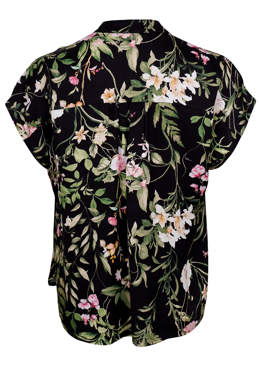 Zennia Blouse | Black Flower | Bluse fra Black Colour - Image 6