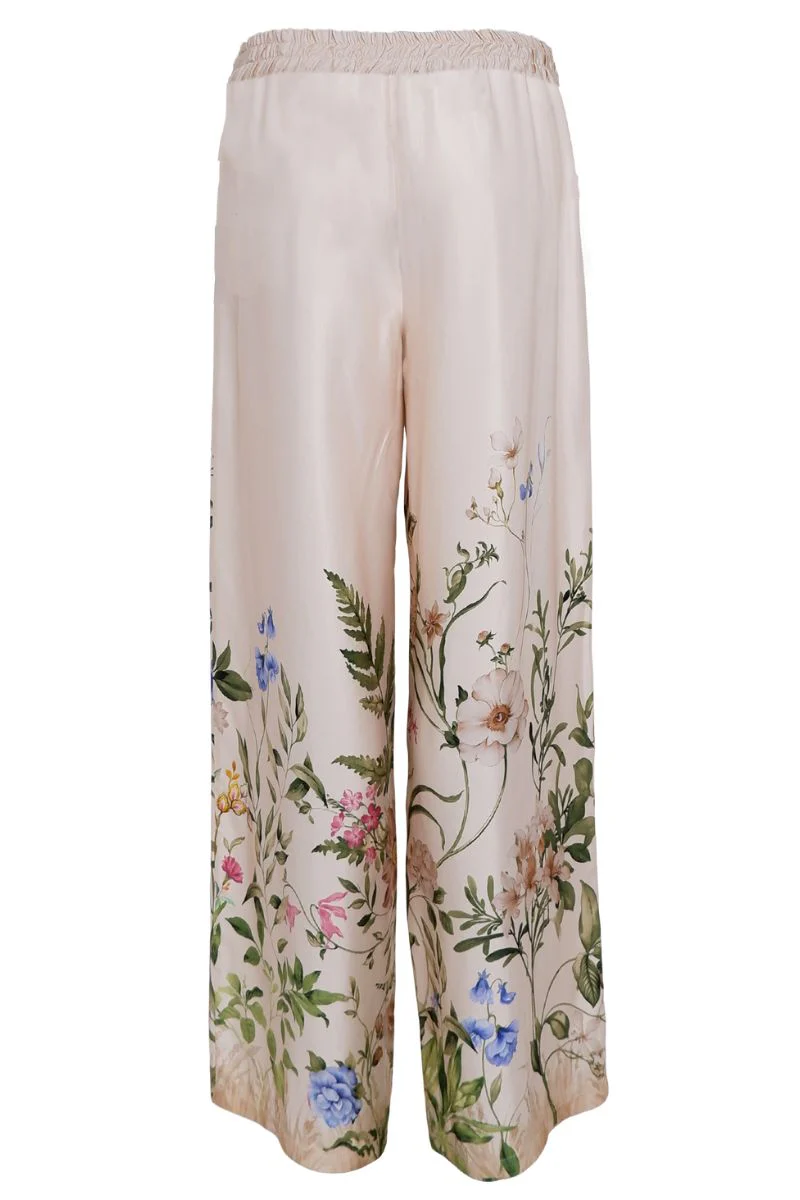 Zennia Pant | Champagne Flower | Bukser fra Black Colour - Image 3